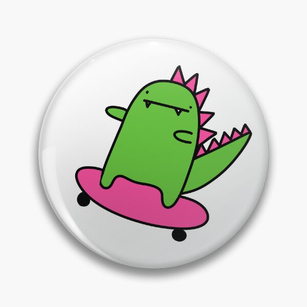 Item preview, Dino on a skateboard designed and sold by HummingGhost.