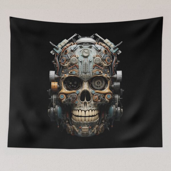 Item preview, Strange Cyberpunk Skull designed and sold by AnnaMDesign.