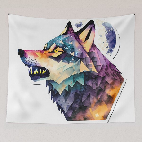 Item preview, wolf at night designed and sold by czarnyfeniks.
