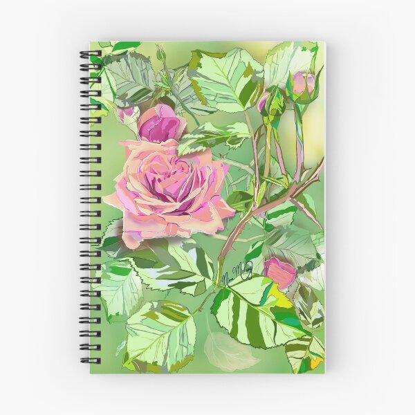 Item preview, Pink Summer Rose Illustration designed and sold by NinaModray.