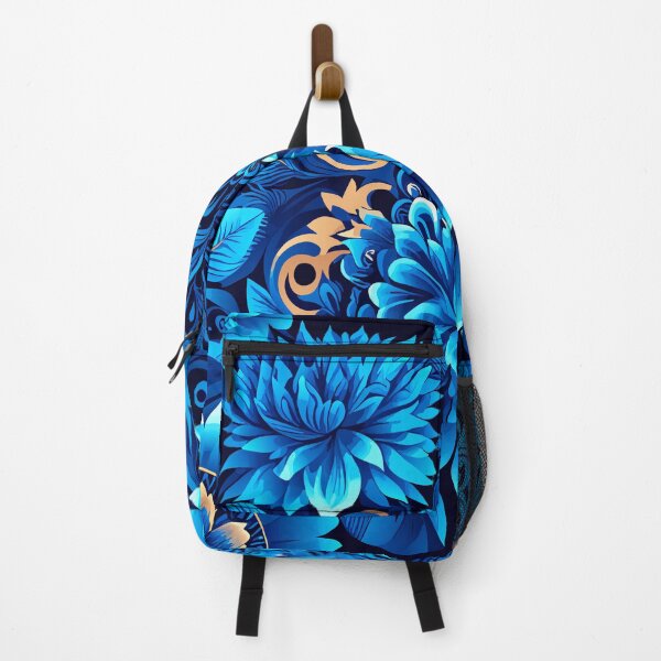 Item preview, Floral blue pattern designed and sold by siwabudda.
