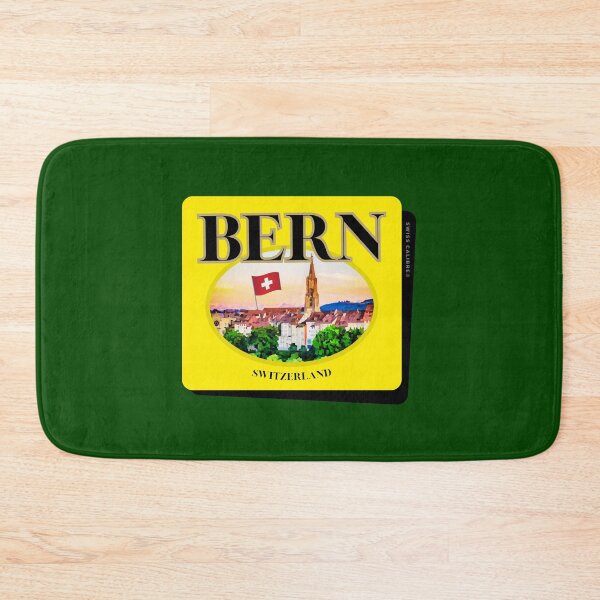 Item preview, Bern Switzerland City Travel, Visit Hotels in Bern, Bears, Vintage Swiss Old town, and best Berne places for Tourism & Sightseeing in winter, Souvenirs from Bern Switz, Touring Wengen, I Love Bern designed and sold by SwissCalibre.