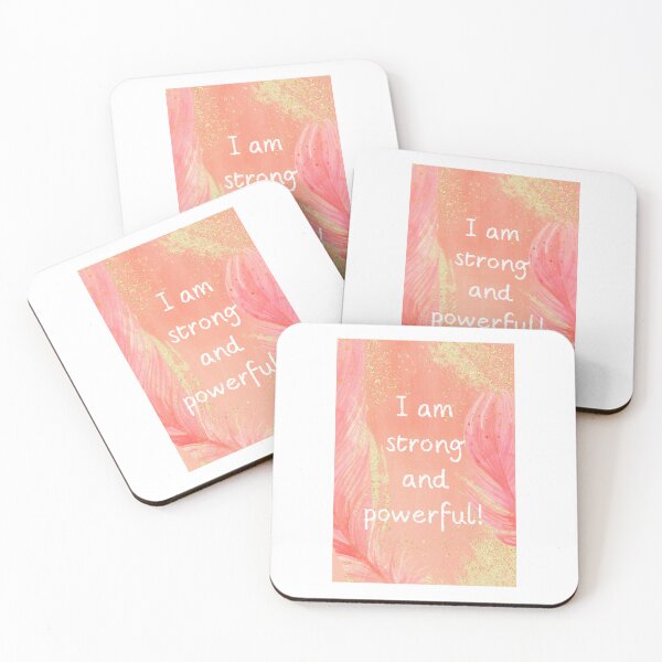 Item preview, I Am Strong and Powerful Affirmation designed and sold by What Your Mind Needs.