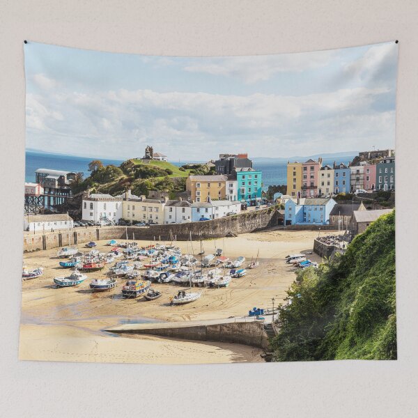 Item preview, Pastel Houses, Tenby, Wales designed and sold by Paul Thompson Photography.