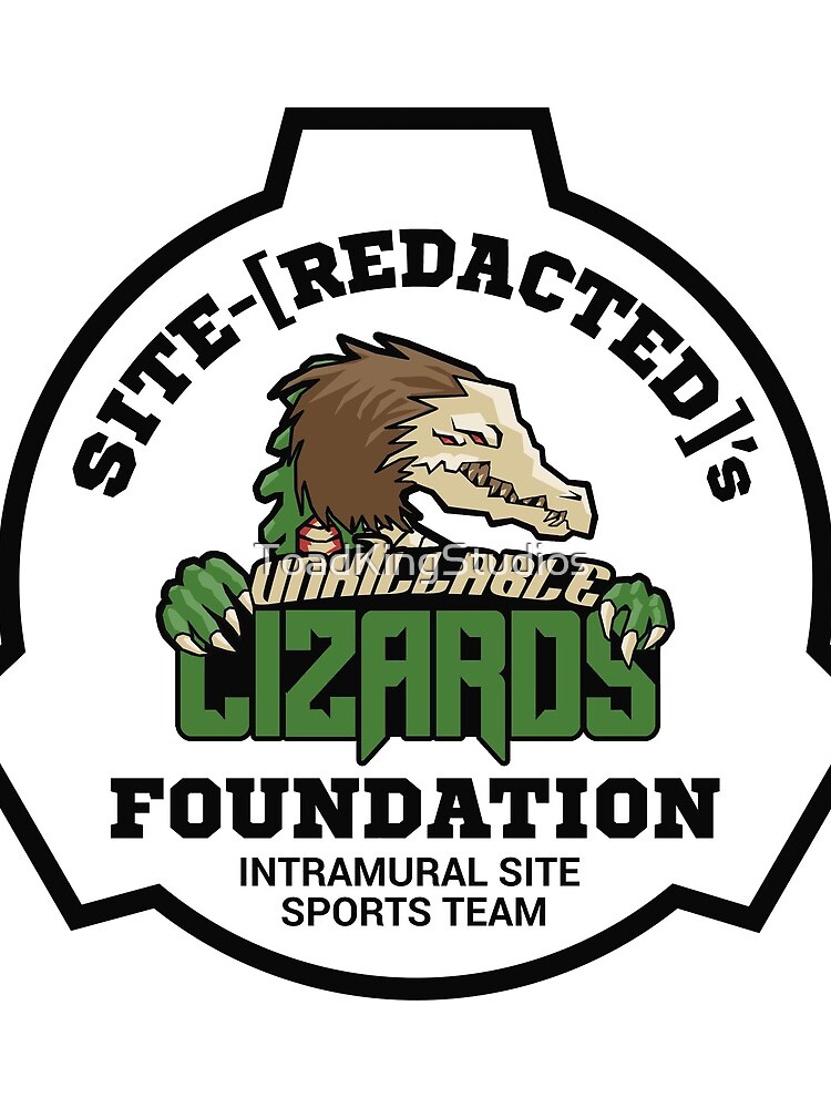 Unkillable Lizards - Fictional Sports Team Logo - SCP Foundation Hardcover  Journal for Sale by ToadKingStudios