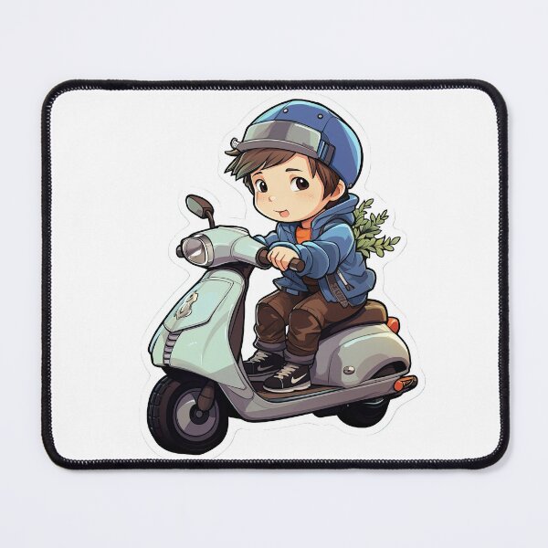 Item preview, Boy on scooter designed and sold by abmkf.