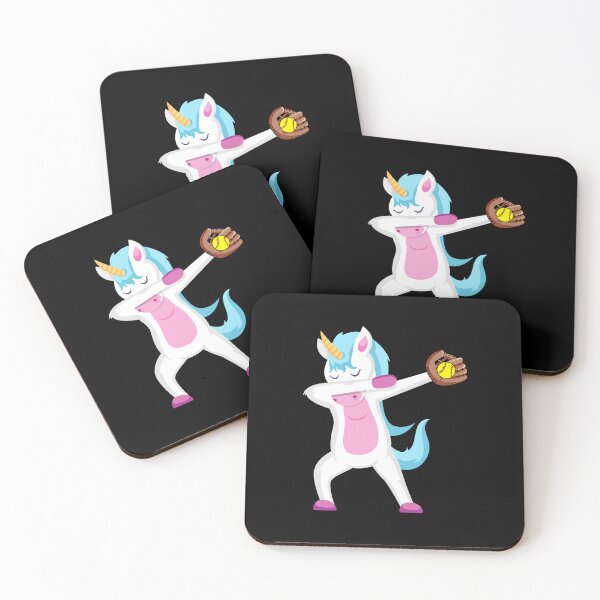 Item preview, Dabbing Unicorn Softball - Baseball Glove Sport designed and sold by jingdomdesgine.