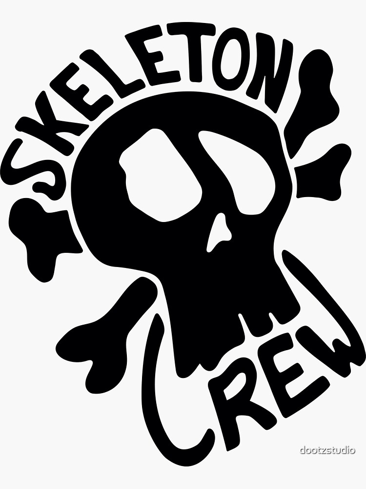 Thumbnail 3 of 3, Sticker, Skeleton Crew designed and sold by dootzstudio.