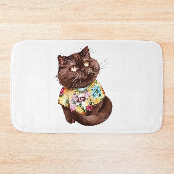 Item preview, Stylish cat wearing a summer shirt designed and sold by aliyehc.