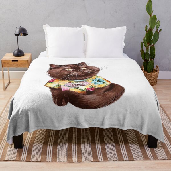 Item preview, Stylish cat wearing a summer shirt designed and sold by aliyehc.