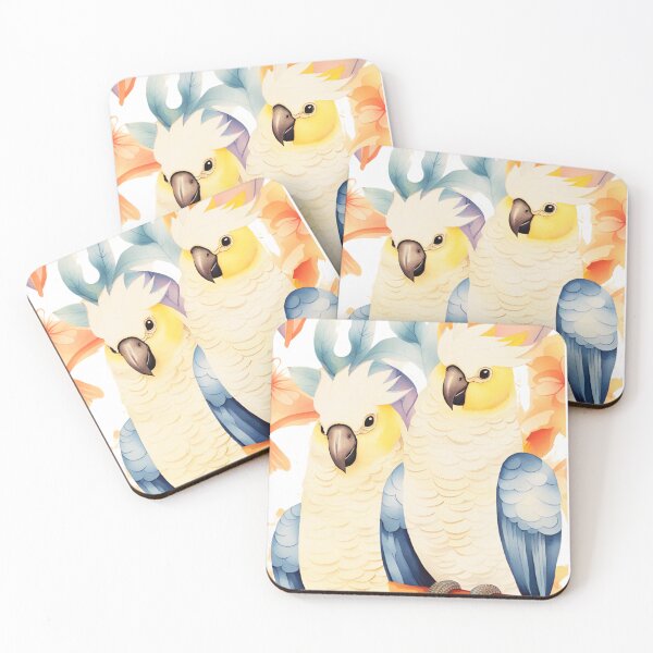 Item preview, Australian Parrots in Yellow Shades designed and sold by TeeGeeTees.
