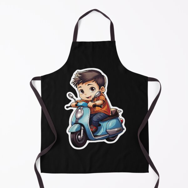 Item preview, Little boy on a scooter designed and sold by abmkf.