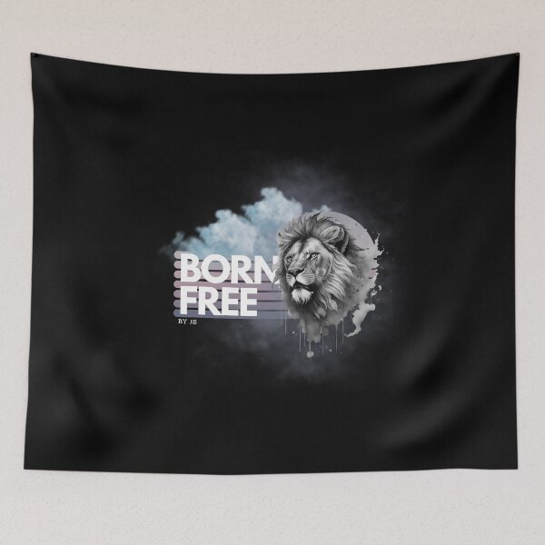 Item preview, BORN FREE LION WHITE 1 designed and sold by justyna-s28.