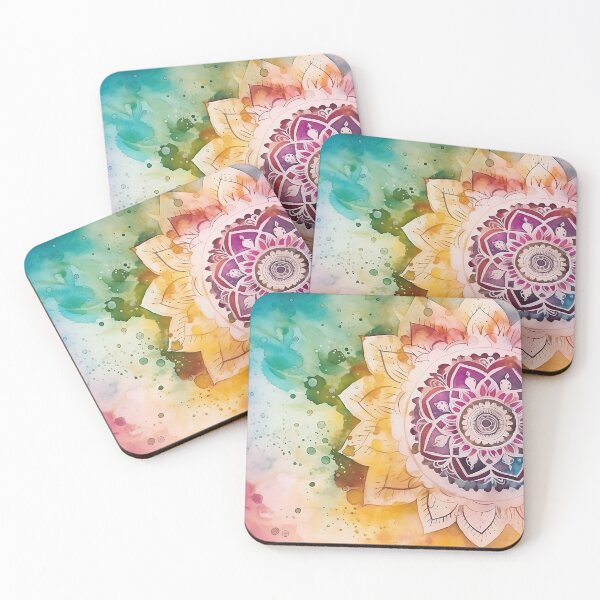Item preview, Watercolor Floral Mandala designed and sold by VeronicArt85.