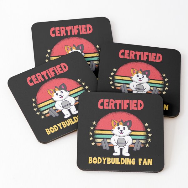 Item preview, Cute certified bodybuilding fan designed and sold by CleanDecor.