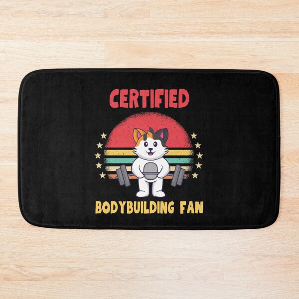 Item preview, Cute certified bodybuilding fan designed and sold by CleanDecor.