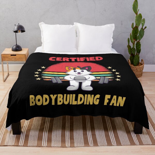 Item preview, Cute certified bodybuilding fan designed and sold by CleanDecor.
