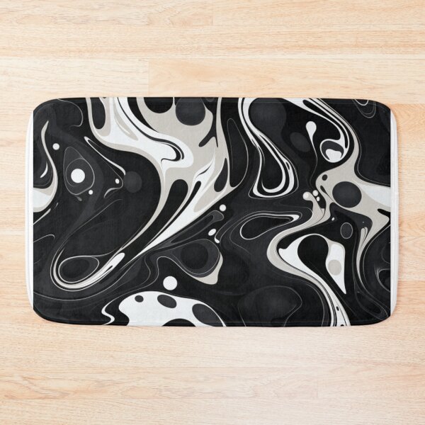 Item preview, Marble Trippy Black And White Modern Pattern designed and sold by MoshieShop.