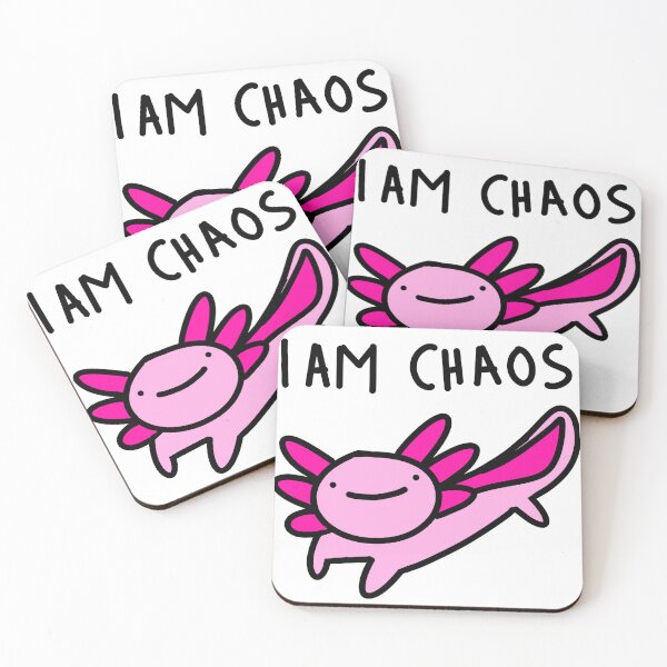Item preview, Chaotic axolotl designed and sold by HummingGhost.