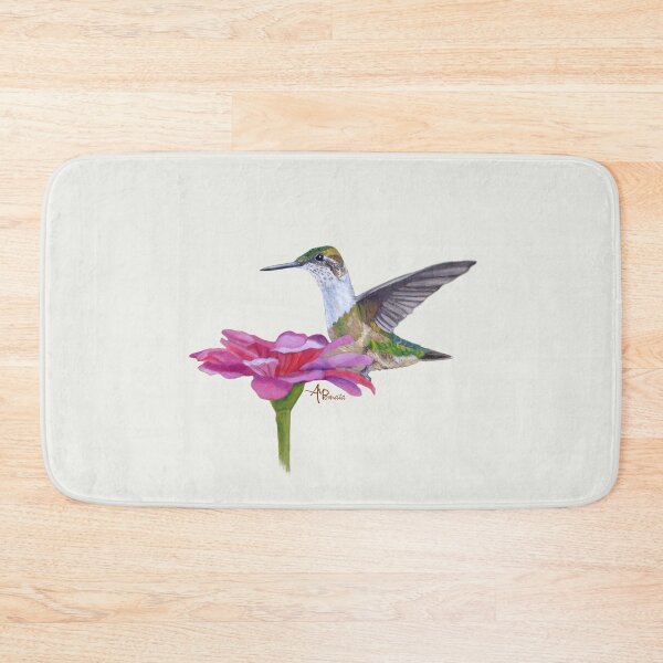 Item preview, Zinnia Loving Humminbird designed and sold by Angeles M. Pomata.