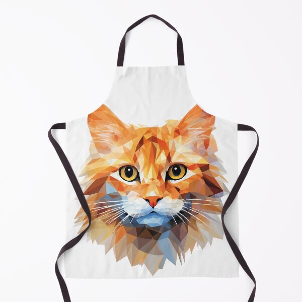 Item preview, Low poly cat - Orange cat in low polygon art designed and sold by Dahlann.