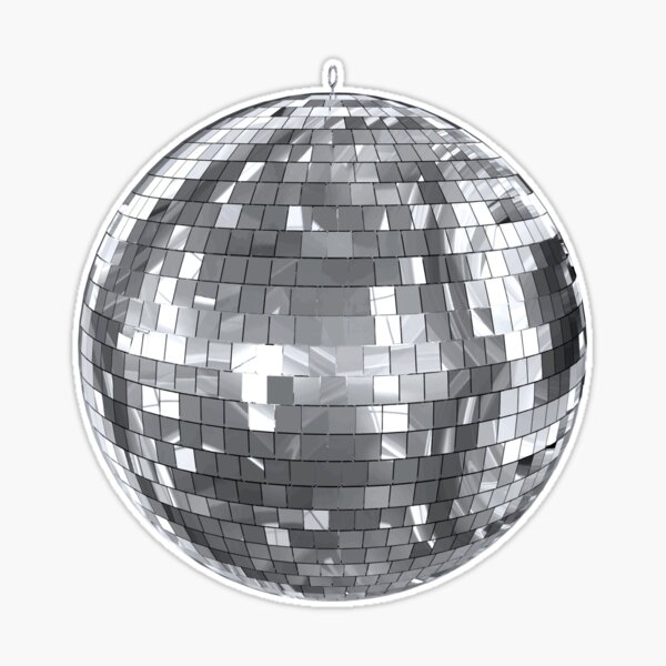 Pink Disco Ball Sticker for Sale by kkcreates