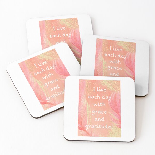 Item preview, I Live Each Day with Grace and Attitude Affirmation designed and sold by What Your Mind Needs.