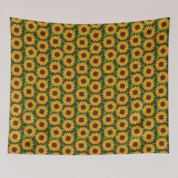 Item preview, Brown Sunflowers Pattern designed and sold by aimeelaur.