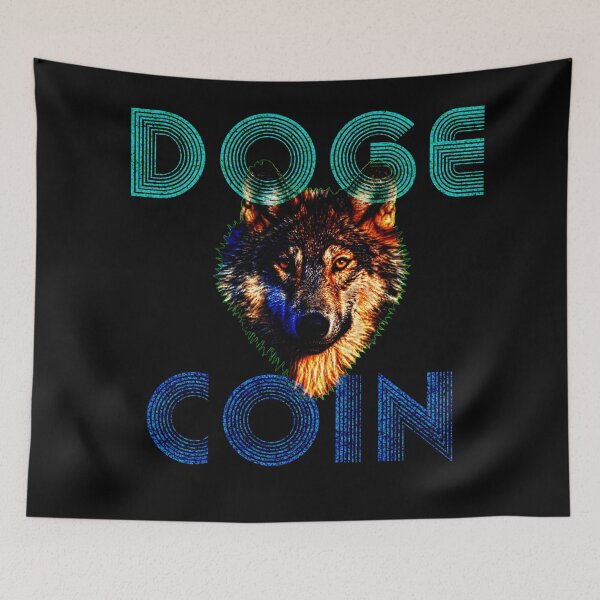 Item preview, Doge coin words with dog head designed and sold by Bigrow.
