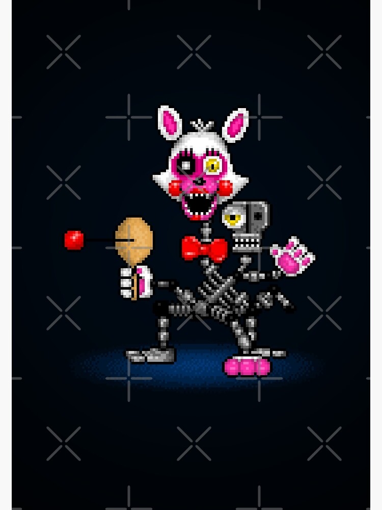 Lolbit - FNAF World - Pixel Art Art Board Print for Sale by