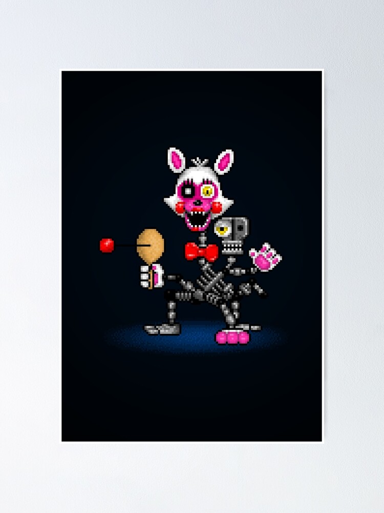 Five Nights at Freddy's 3 - Pixel art - Phantom Foxy Poster for Sale by  GEEKsomniac