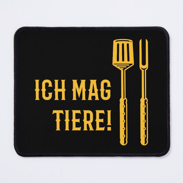 Item preview, I like animals! (barbecue cutlery / gold) designed and sold by Roderix.