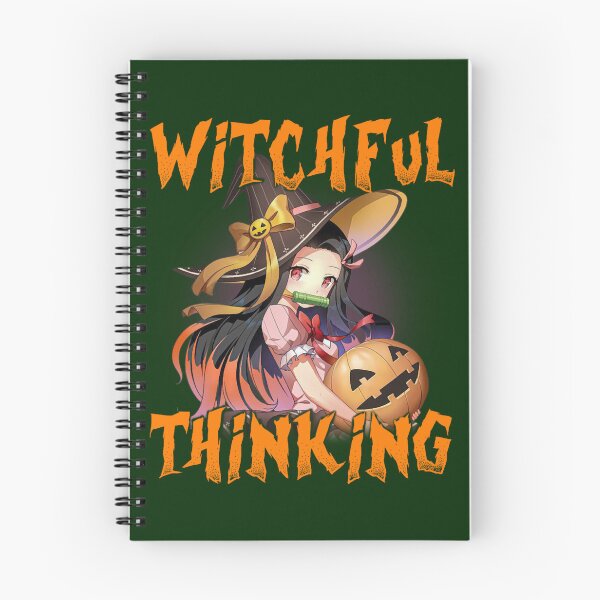Item preview, Funny Puns Halloween Anime Girl Witchful Thinking designed and sold by berneiceschowal.