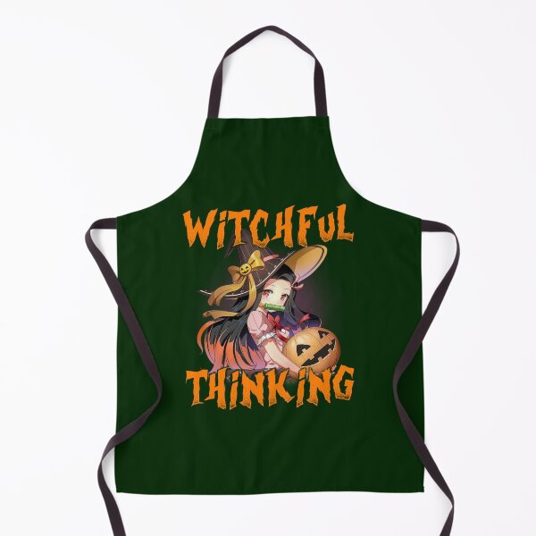Item preview, Funny Puns Halloween Anime Girl Witchful Thinking designed and sold by berneiceschowal.