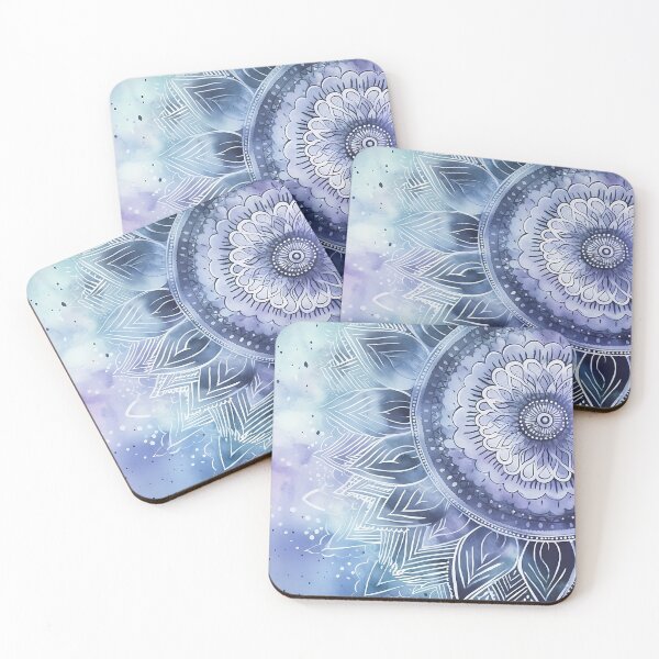 Item preview, Ocean mandala watercolors designed and sold by VeronicArt85.