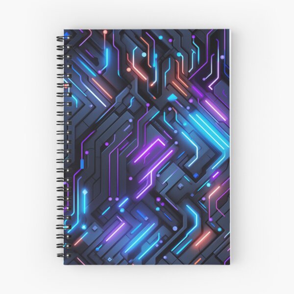 Item preview, Cyber Futuristic Modern Neon Robot Tech Hacker  designed and sold by MoshieShop.