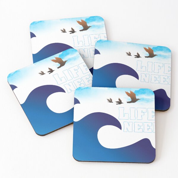 Item preview, Birds flying over the waves designed and sold by Bigrow.