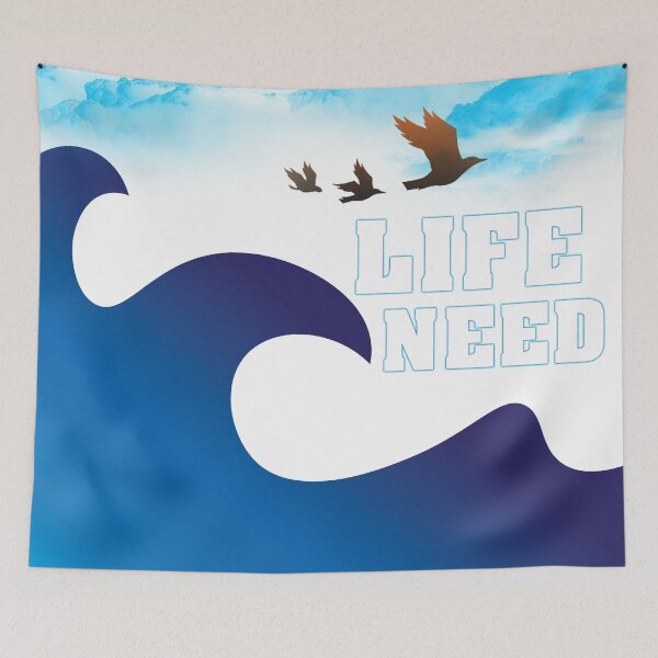 Item preview, Birds flying over the waves designed and sold by Bigrow.