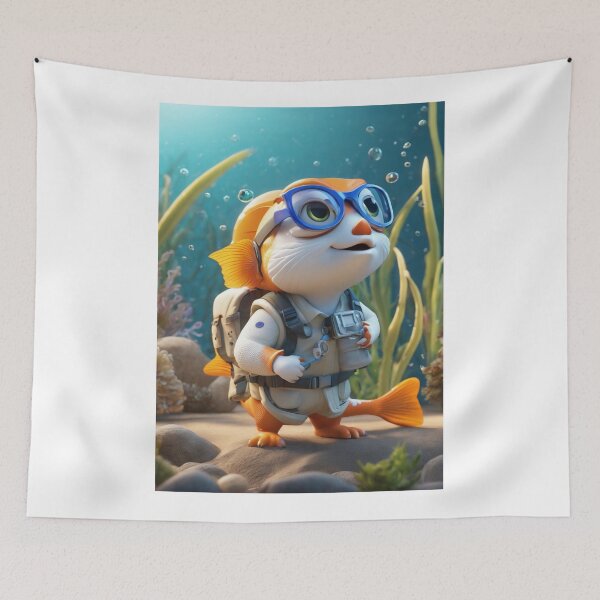 Item preview, Colorful Fish designed and sold by Greta Lobodzinska.