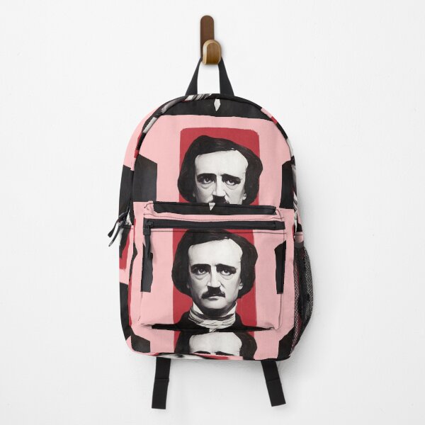 Item preview, American Writer Edgar Allan Poe - red - illustration designed and sold by Litstoy.
