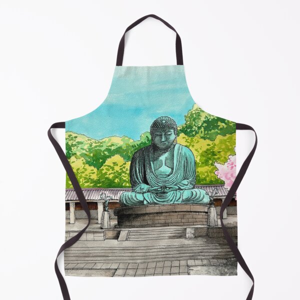 Item preview, Buddha Statue in Kamakura Japan designed and sold by martinkaspar.