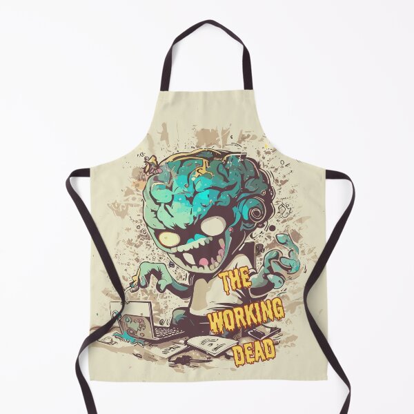 Item preview, The Working Dead - Funny zombie worker designed and sold by TomFrontierArt.