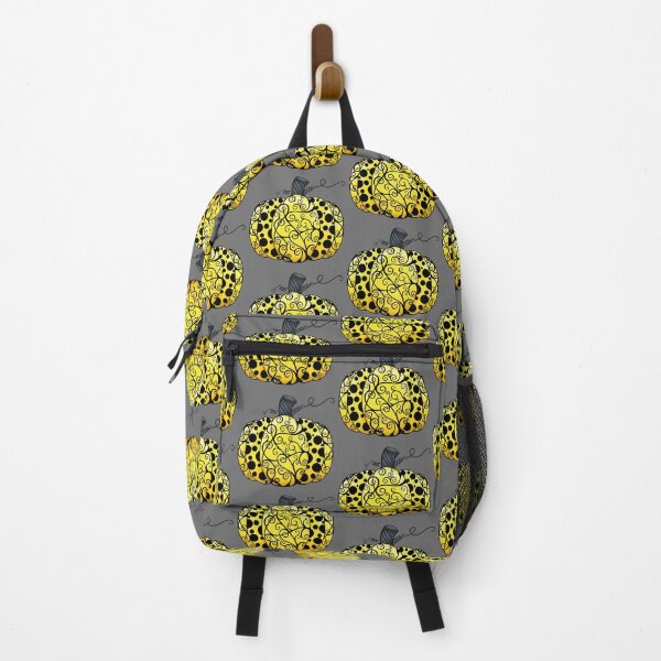 Item preview, Scroll & Dots Pumpkin in Yellow designed and sold by lezell.