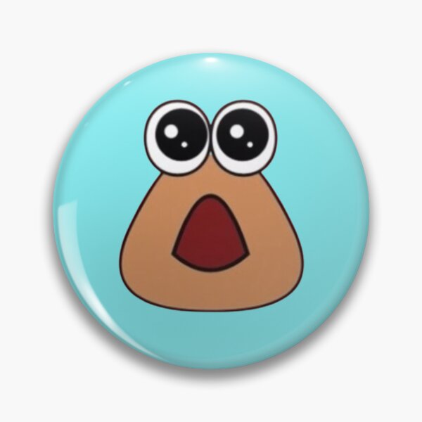 Pou smiling Pin by BuonArt