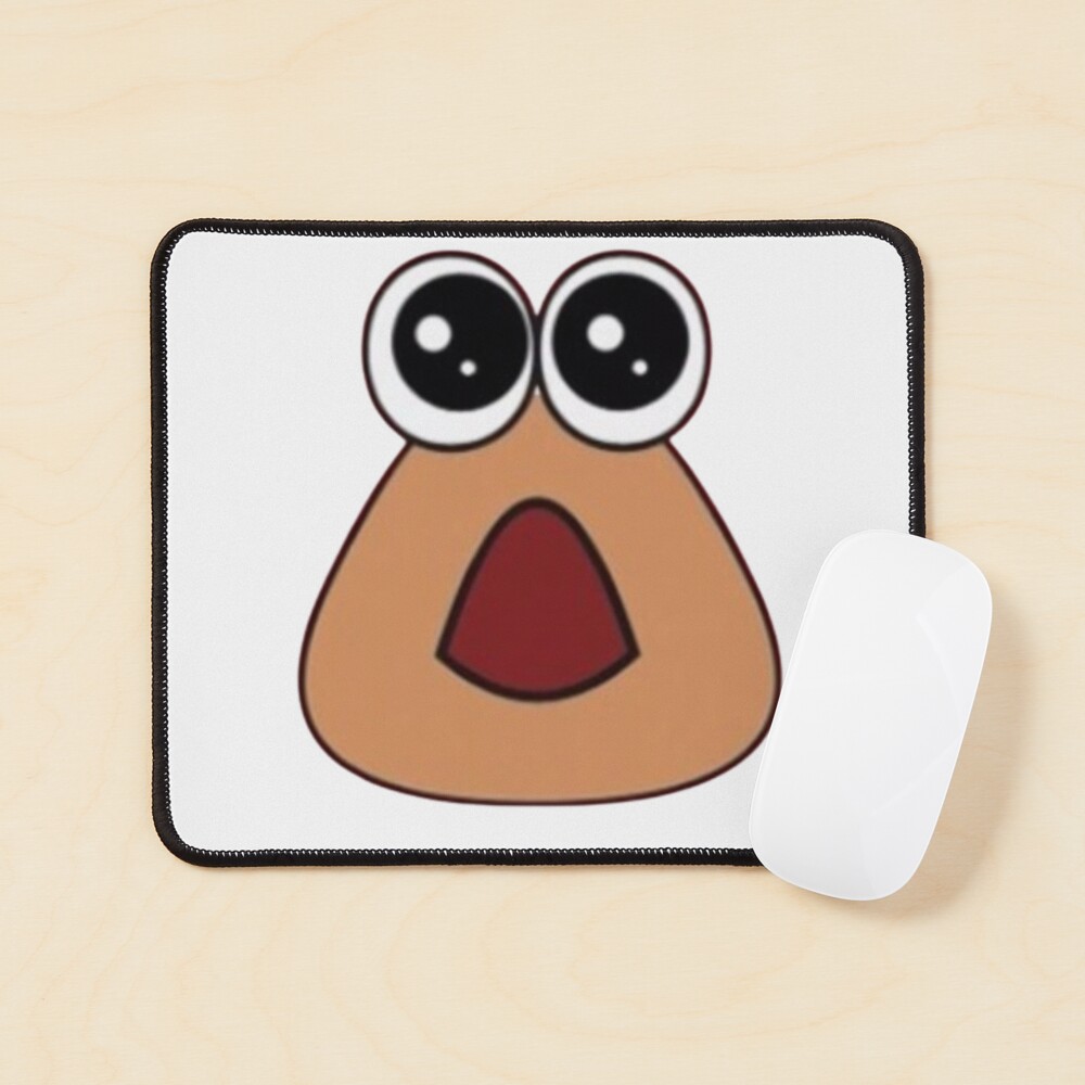 hungry pou :( Sticker for Sale by Neesu