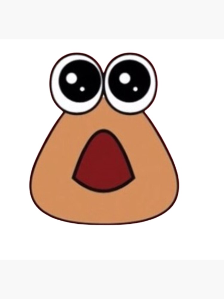 pou plush Sticker for Sale by downbad