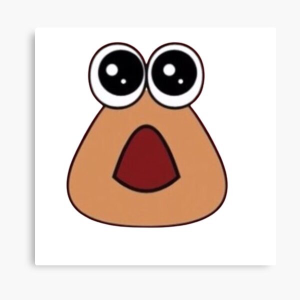 Pou Meme Canvas Prints for Sale