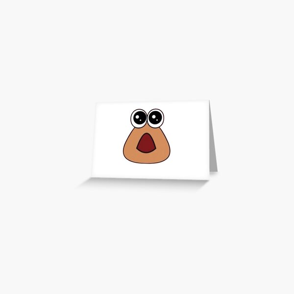 Pou Meme | Greeting Card