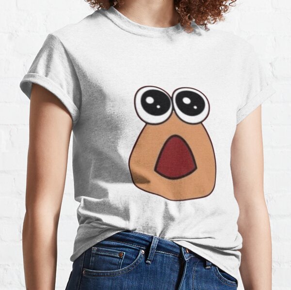 Hungry Pou w/ Text Tee Shirt