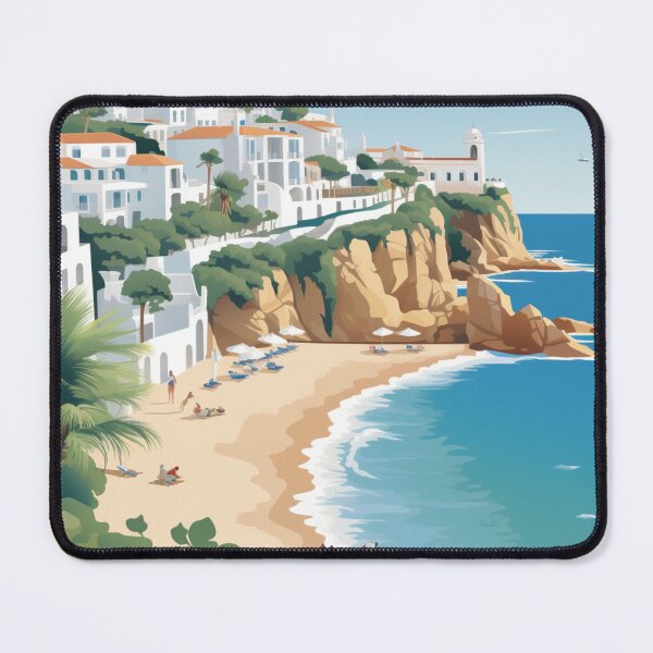 Item preview, A Vintage Travel Illustration of Albufeira - Portugal  designed and sold by GoodOldVintage.